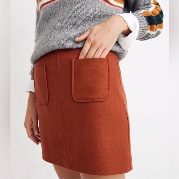 Madewell Museum Patch Pocket Mini Skirt - Picture 3 of 6